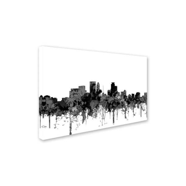 Marlene Watson 'Minneapolis Minnesota BW' Canvas Art,22x32